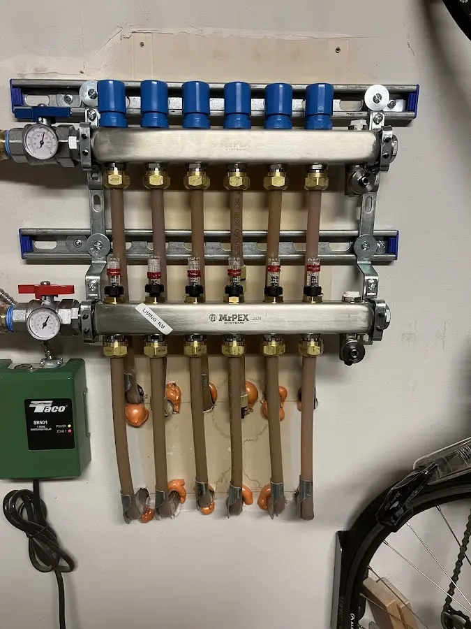 Plumber performing Gas Leak Detection at a residential property in Fort Edward